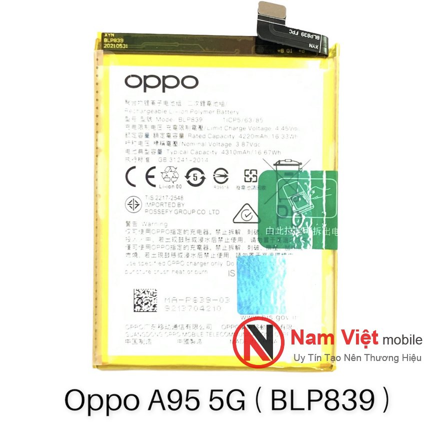 Pin Oppo A95 5G