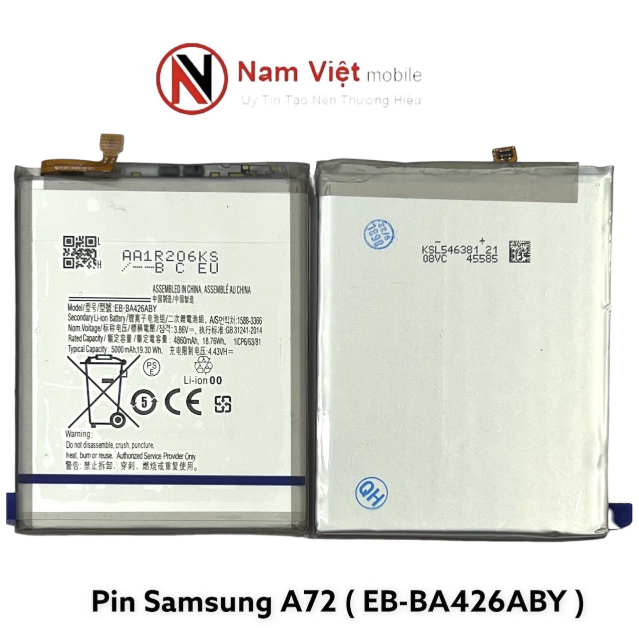 Pin Samsung A72 (EB-BA426ABY).