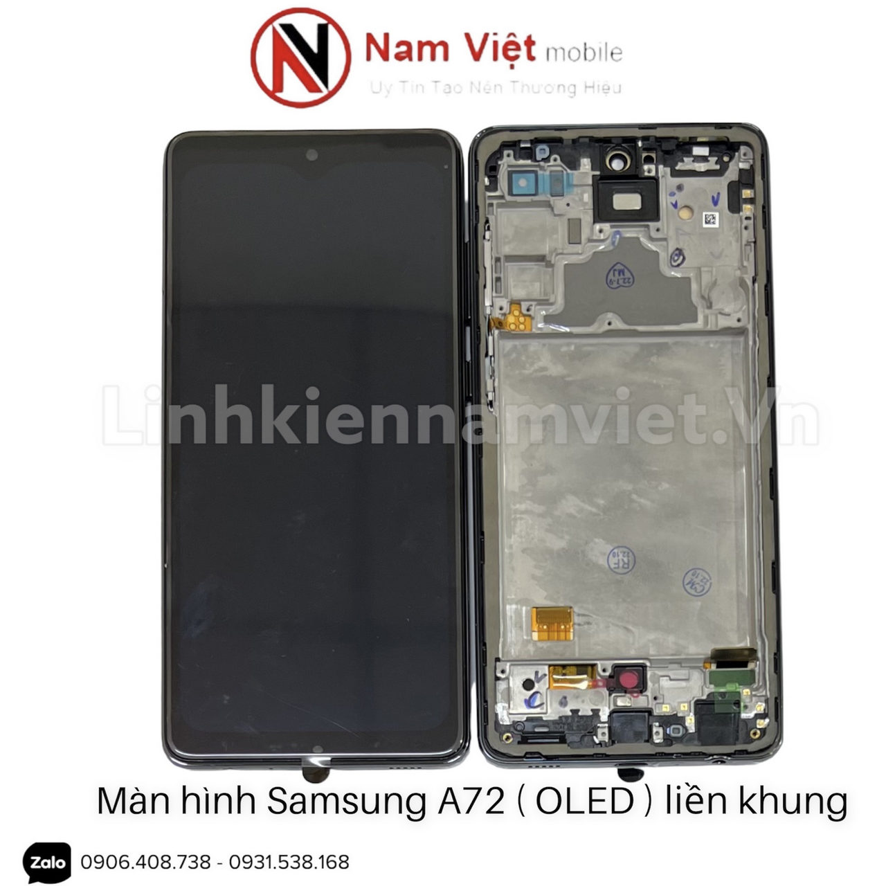 Màn hình Samsung A72 ( phôi nhỏ ) OLED liền khung