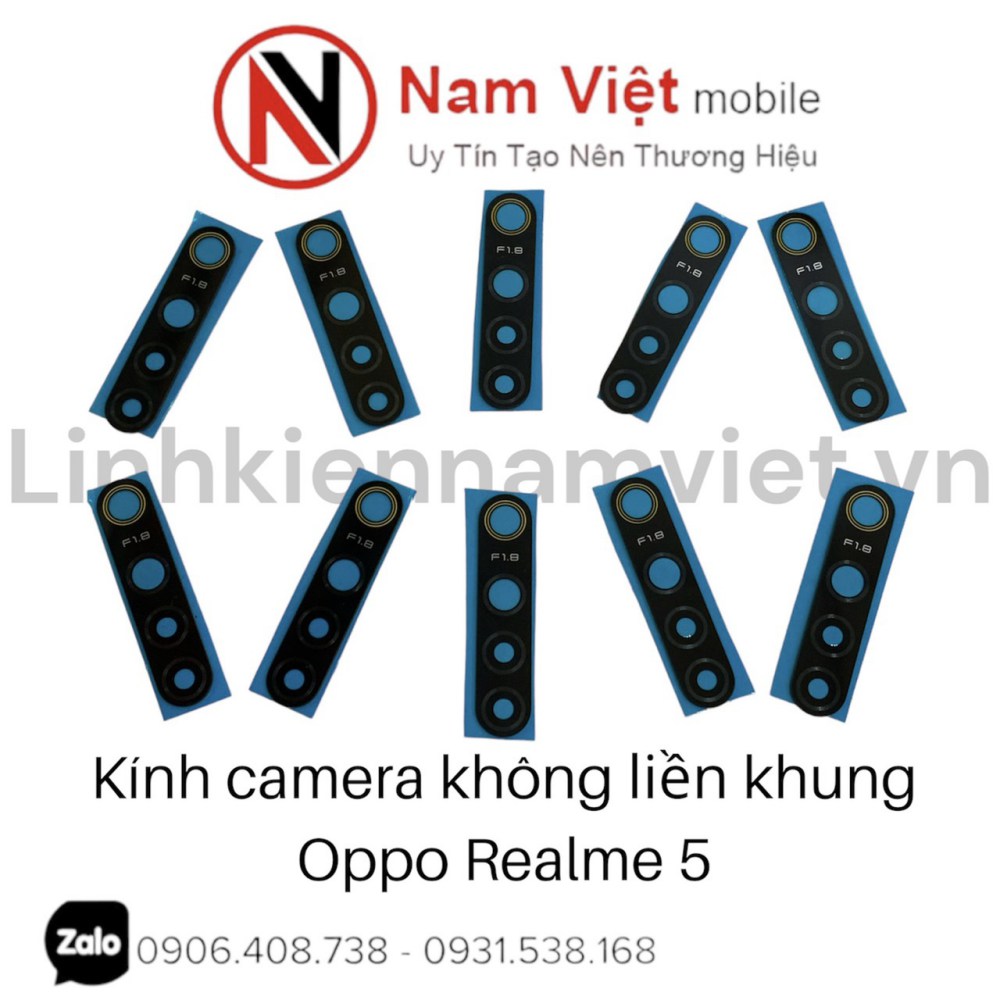 Kính camera không liền khung Oppo Realme 5_Namvietmobile.vn