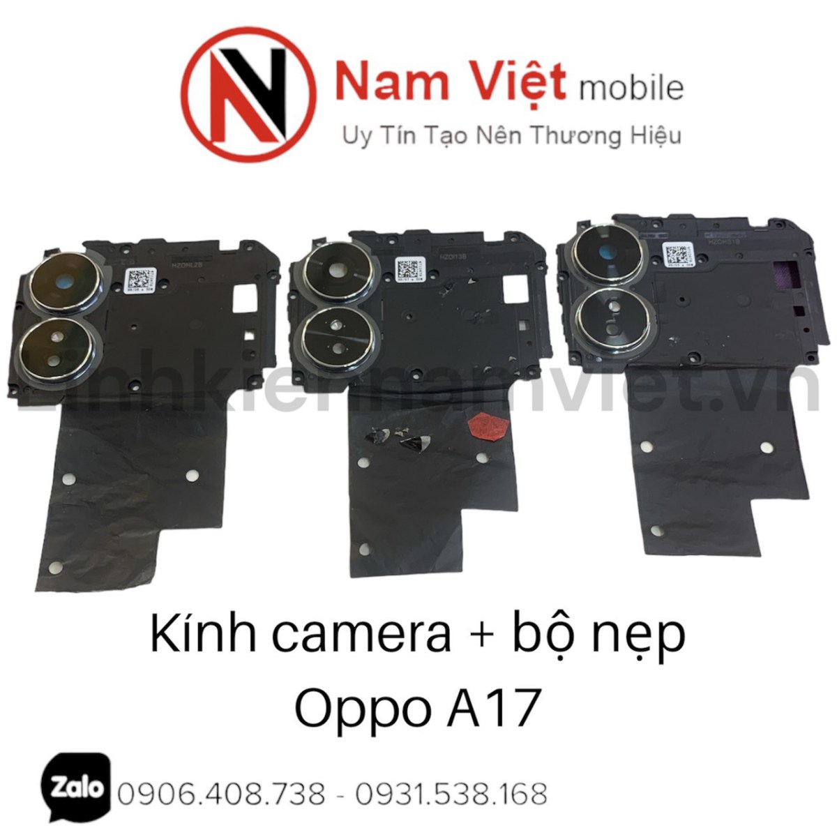 Kính camera + viền Oppo A17
