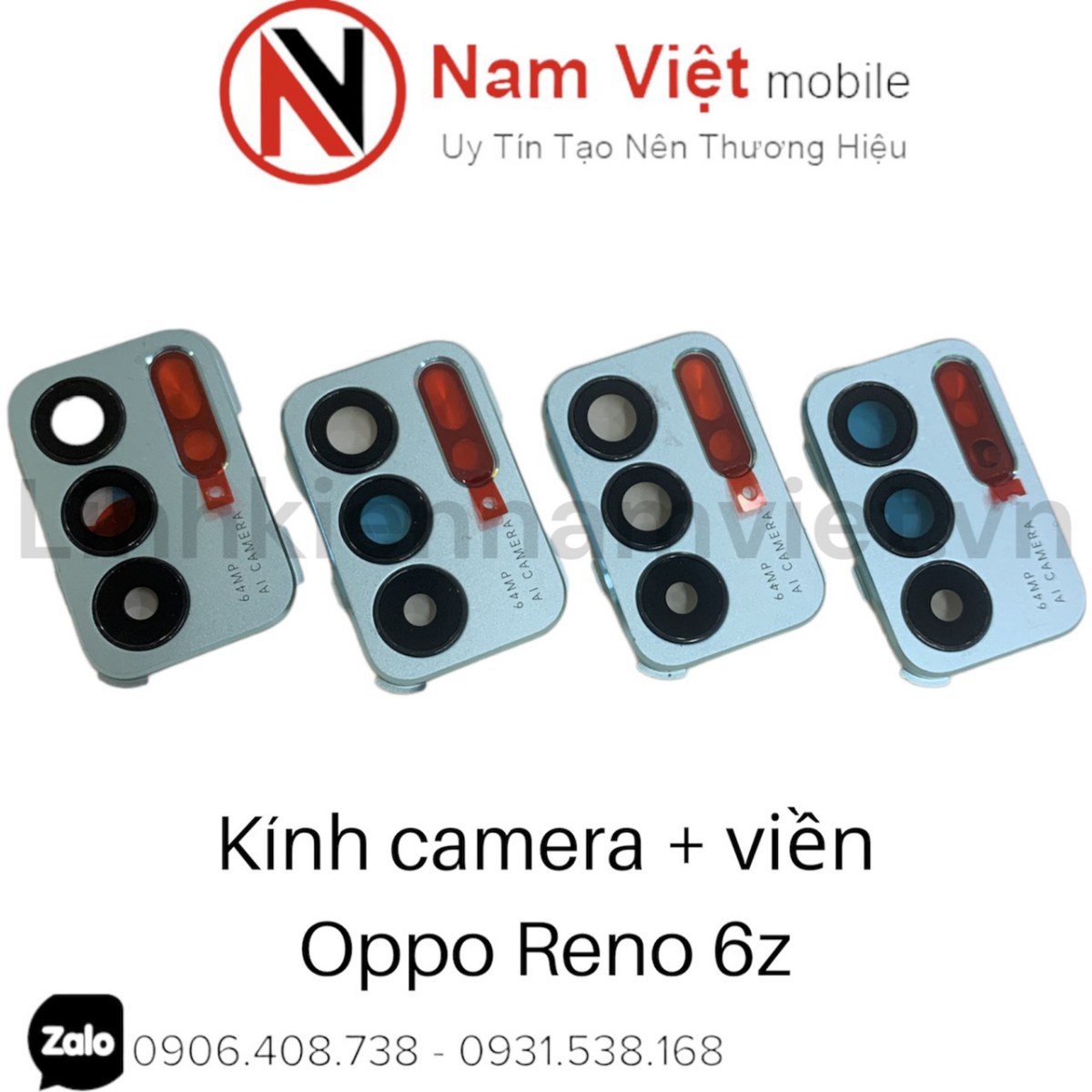 Kính camera + viền Oppo Reno 6Z