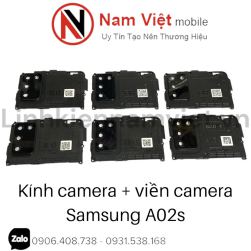 Kính camera + viền camera Samsung A02s
