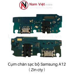 Cụm Chân Sạc Bộ Samsung A12 (Zin cty)_linhkiennamviet.vn