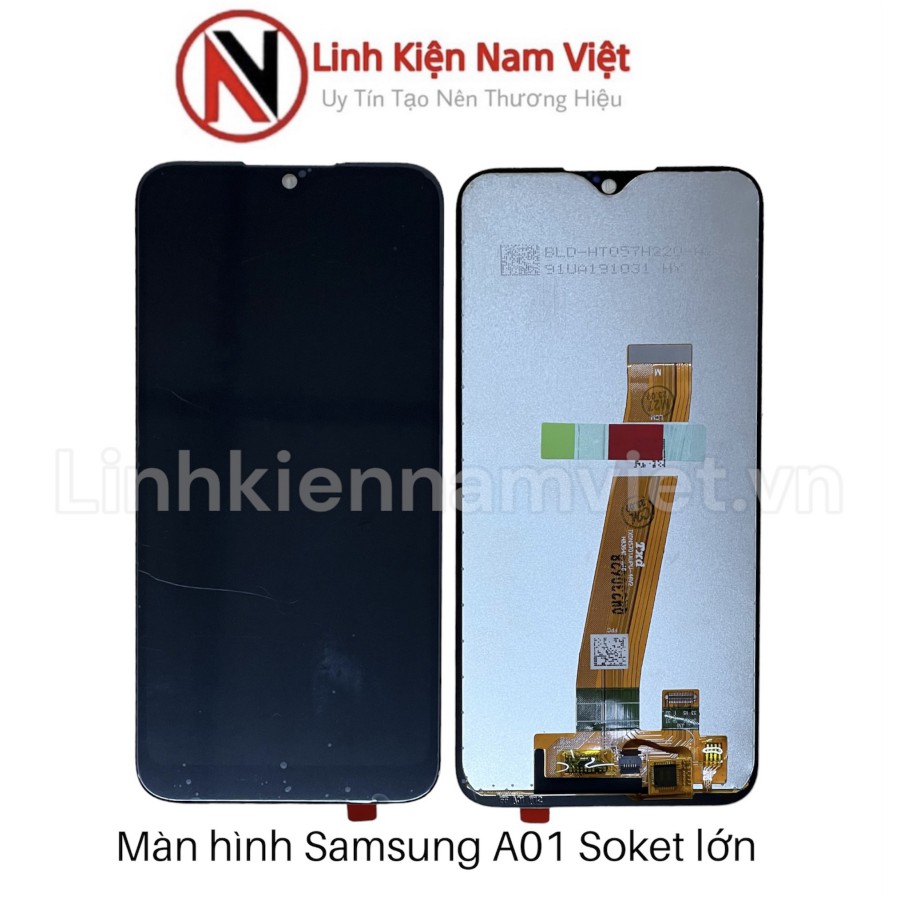 Màn hình Samsung M01 (Sockét lớn Zin) đen_iphonenamviet