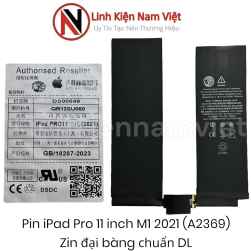 Pin iPad Pro 11 inch M1 - 2021 - A2369_linhkiennamviet
