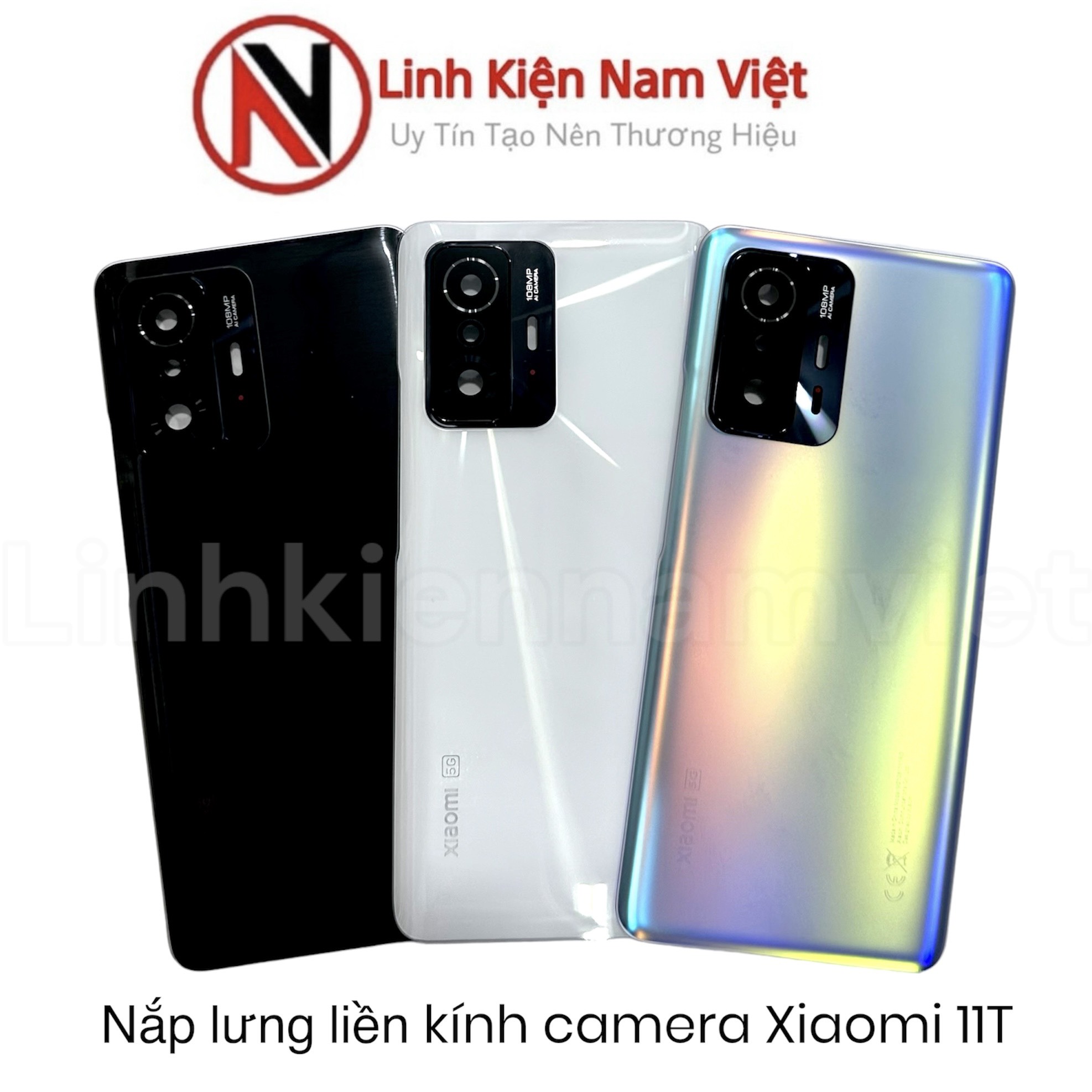 Lưng + Kính Camera Xiaomi Mi 11t 5G / 11T Pro 5G (Cong)