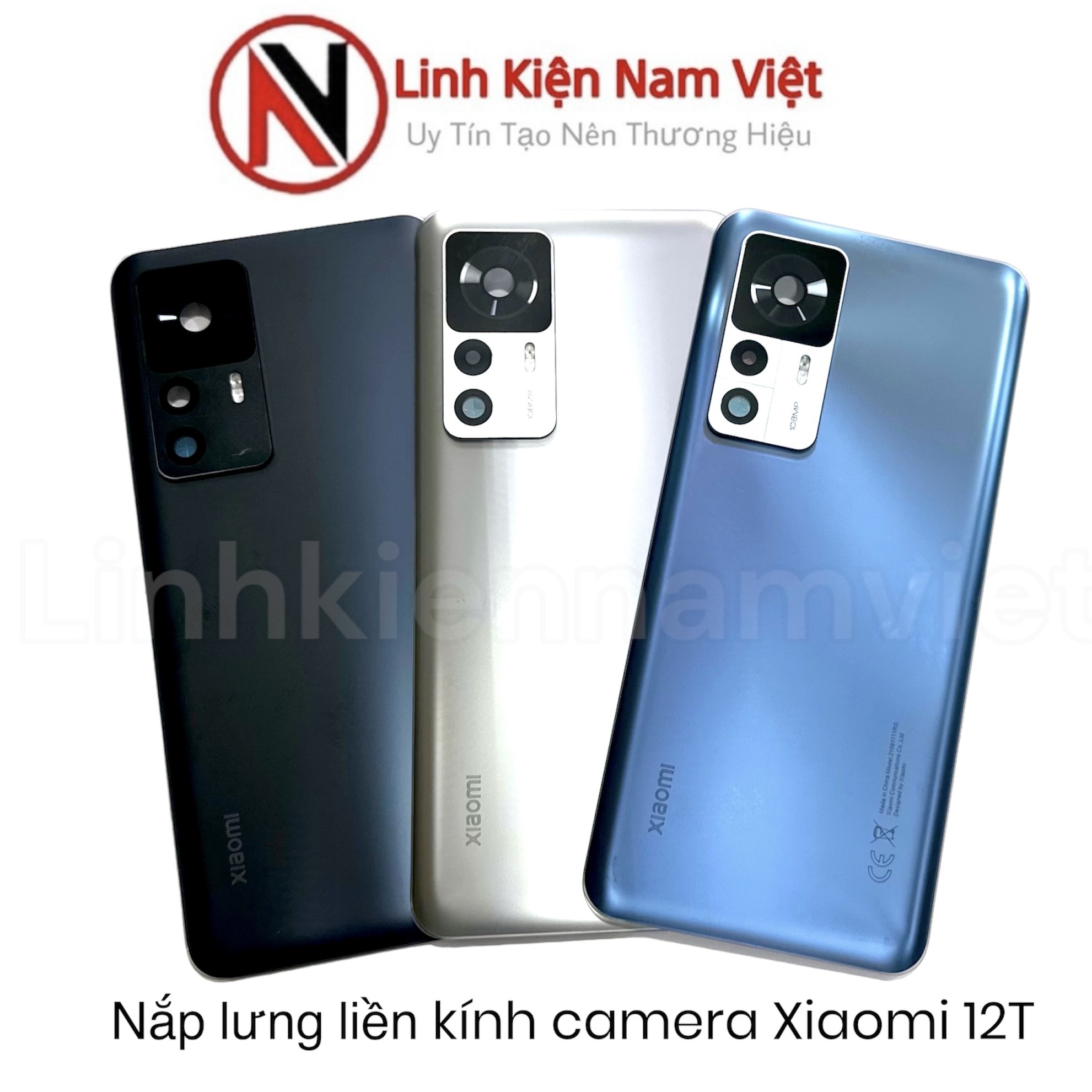 Lưng + Kính Camera Xiaomi 12T - Cong